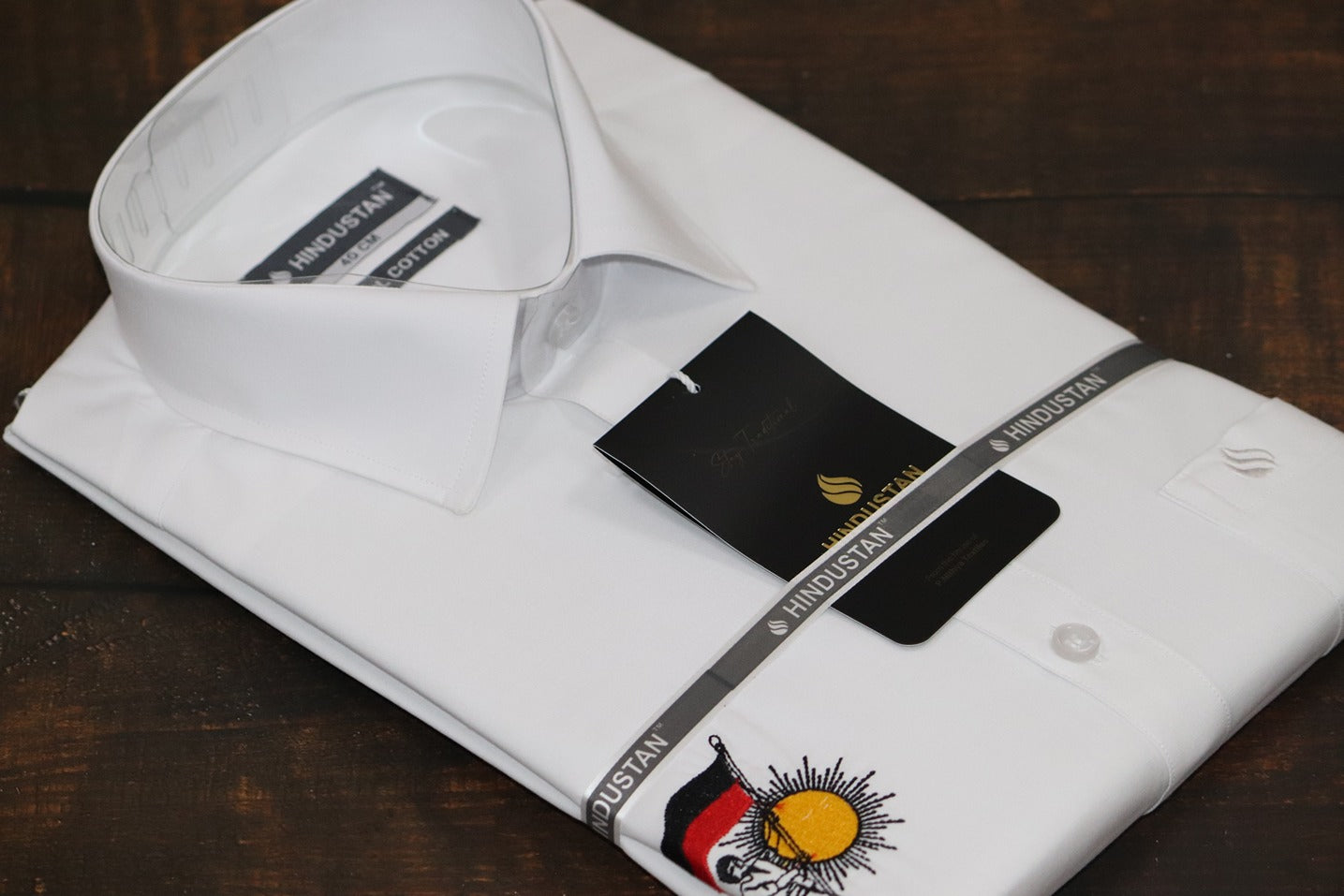 DMK Logo Shirt + Dhoti Combo Set