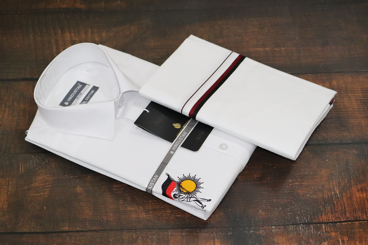 DMK Logo Shirt + Dhoti Combo Set