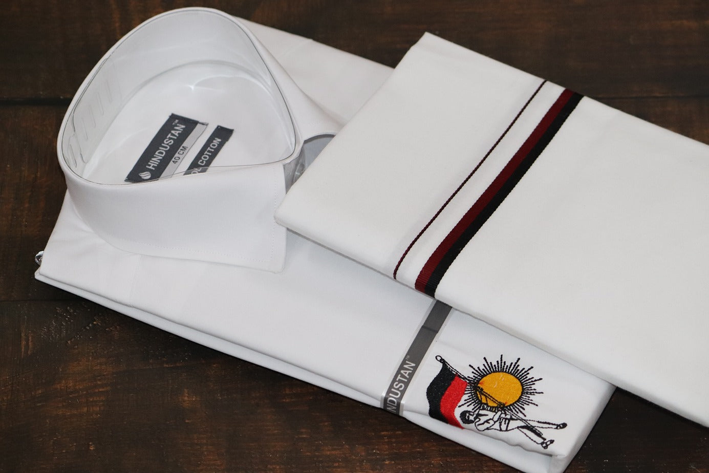 DMK Logo Shirt + Dhoti Combo Set