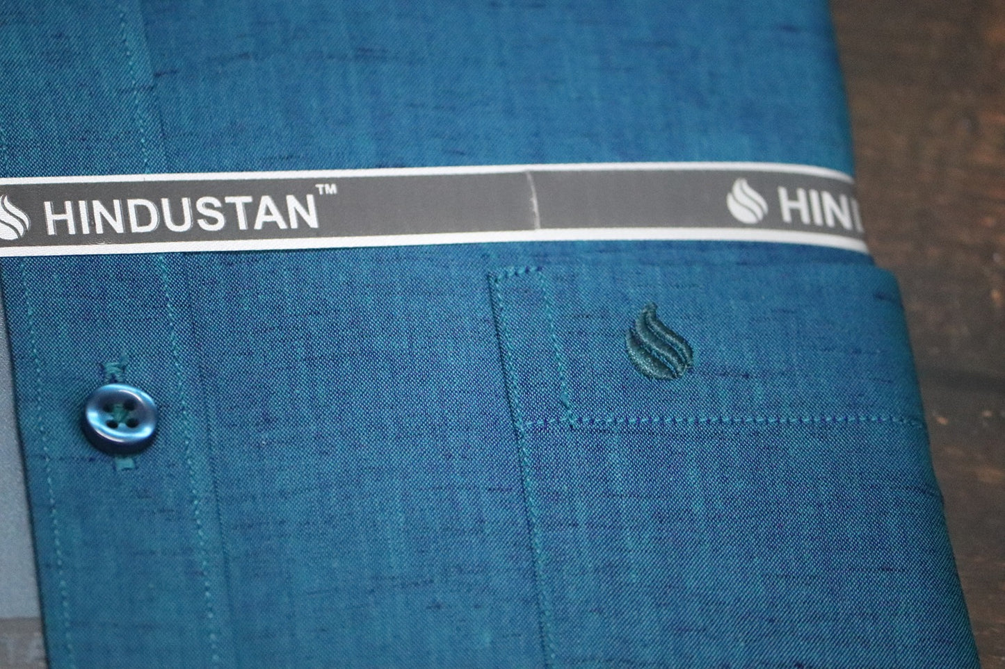 Matching Shirt & Dhoti Combo Set ( PEACOCK BLUE - C4)