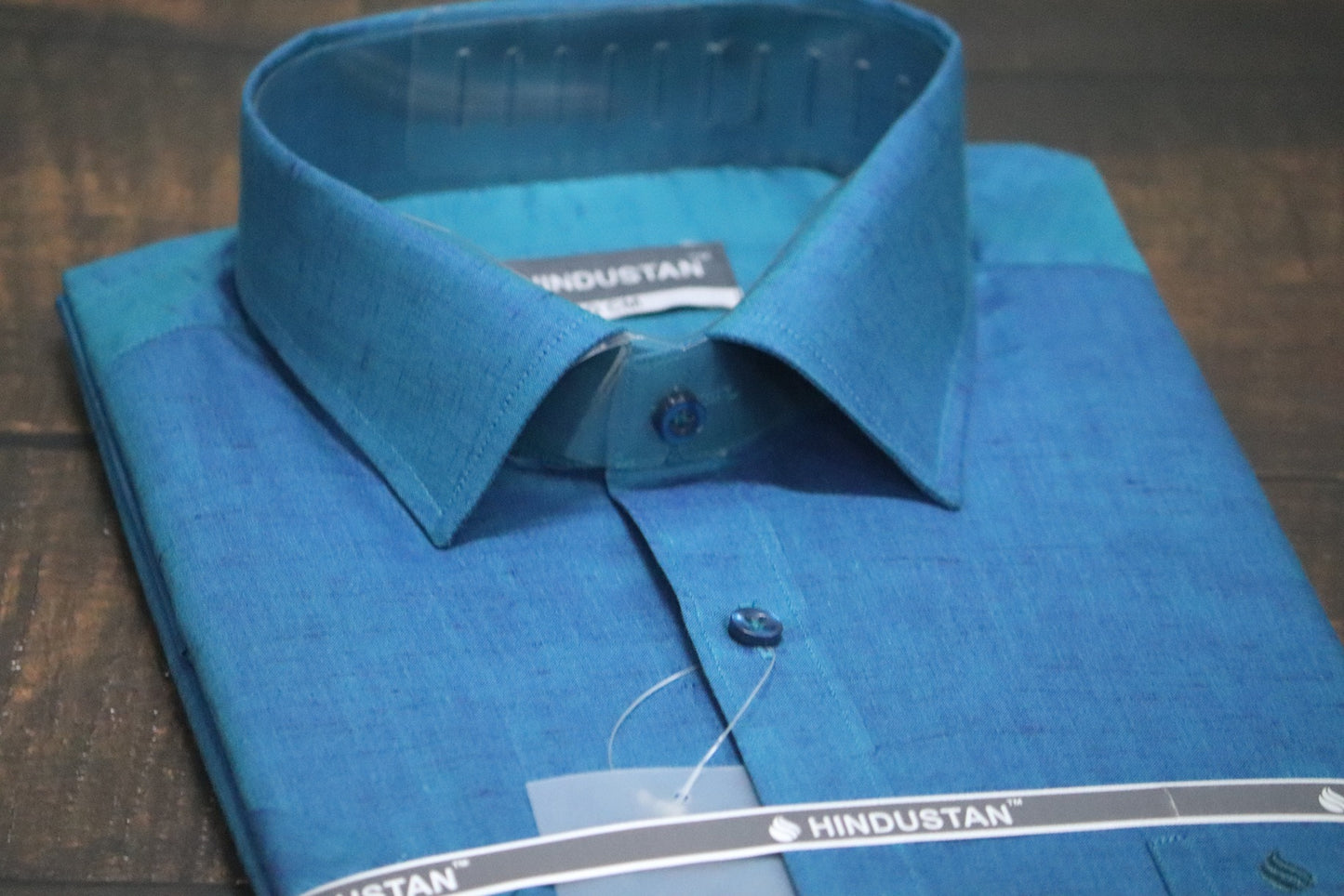 Matching Shirt & Dhoti Combo Set ( PEACOCK BLUE - C4)