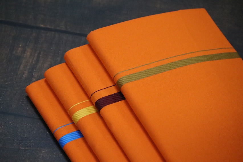 Supreme BB Orange Dhoti - 2mtr