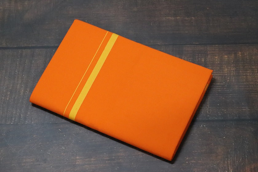 Supreme BB Orange Dhoti - 2mtr