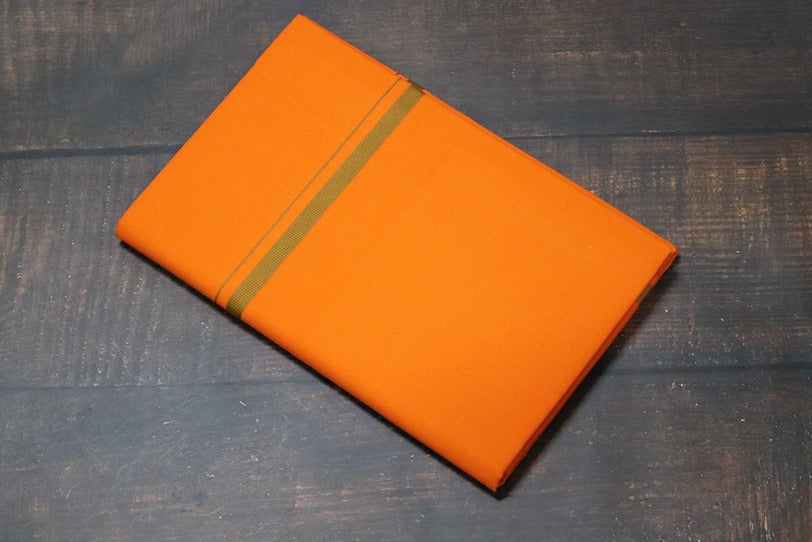 Supreme BB Orange Dhoti - 2mtr