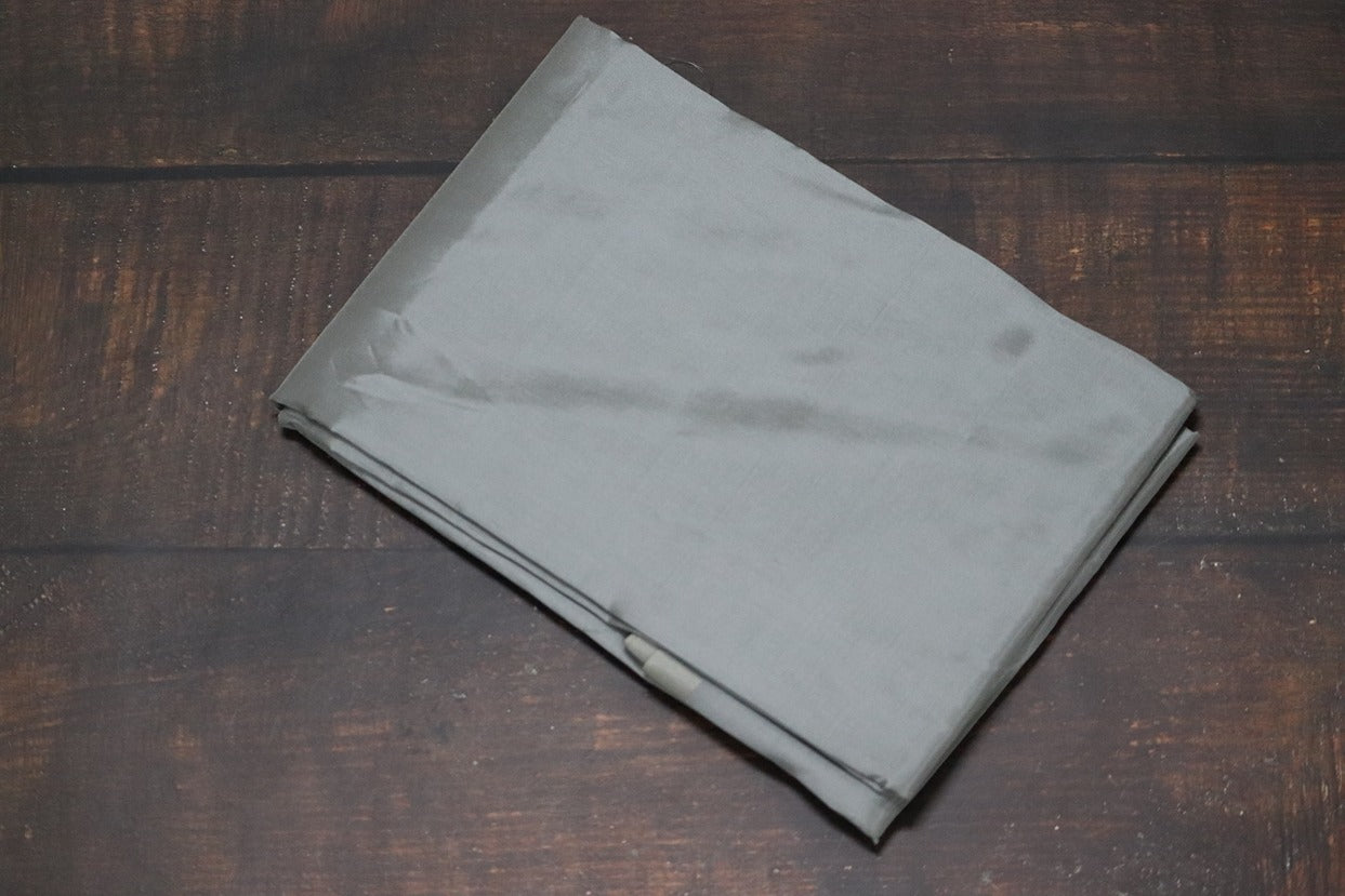 Artsilk Shadow Cement Combo Set (Shirt Fabric+Dhoti) with Gold Border