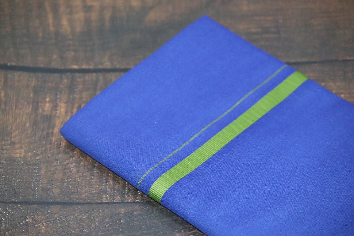 Supreme Blue Dhoti - 2mtr