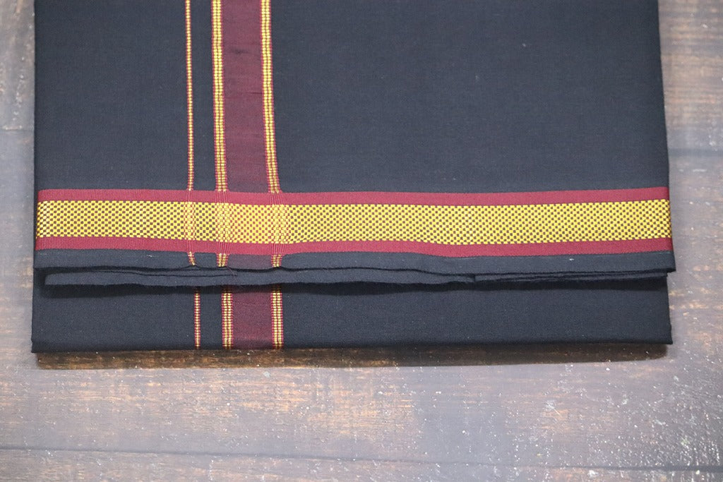 Pet Design Black Dhoti - 2mtr