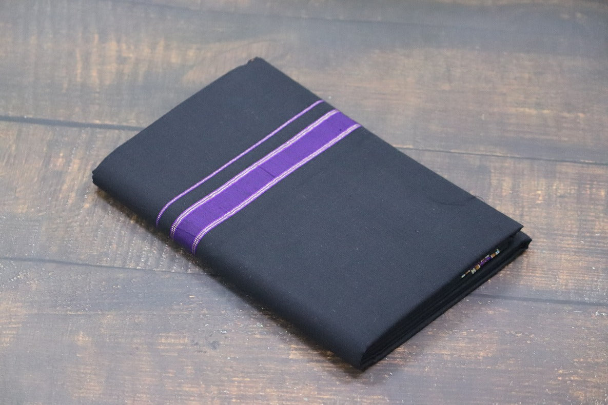 Pet Design Black Dhoti - 2mtr