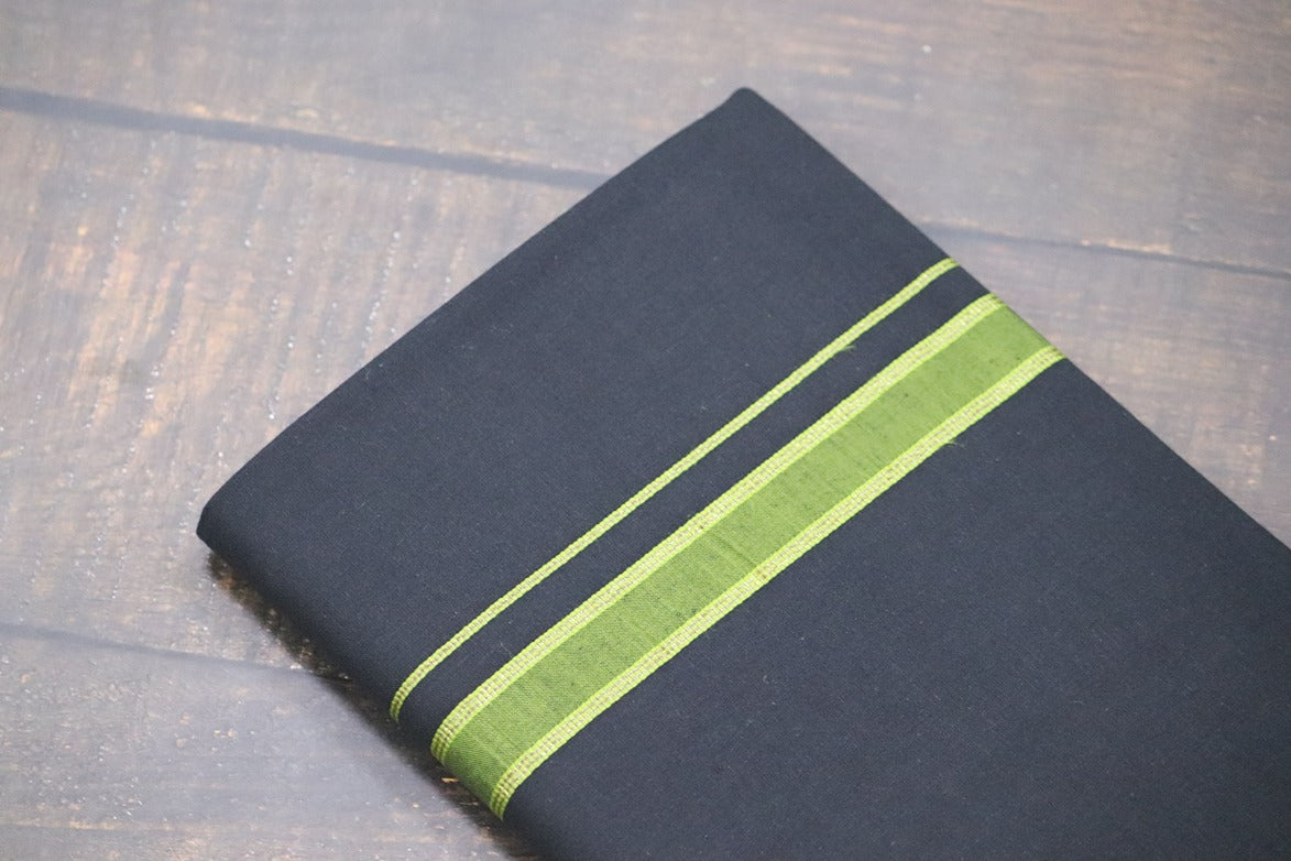 Pet Design Black Dhoti - 2mtr