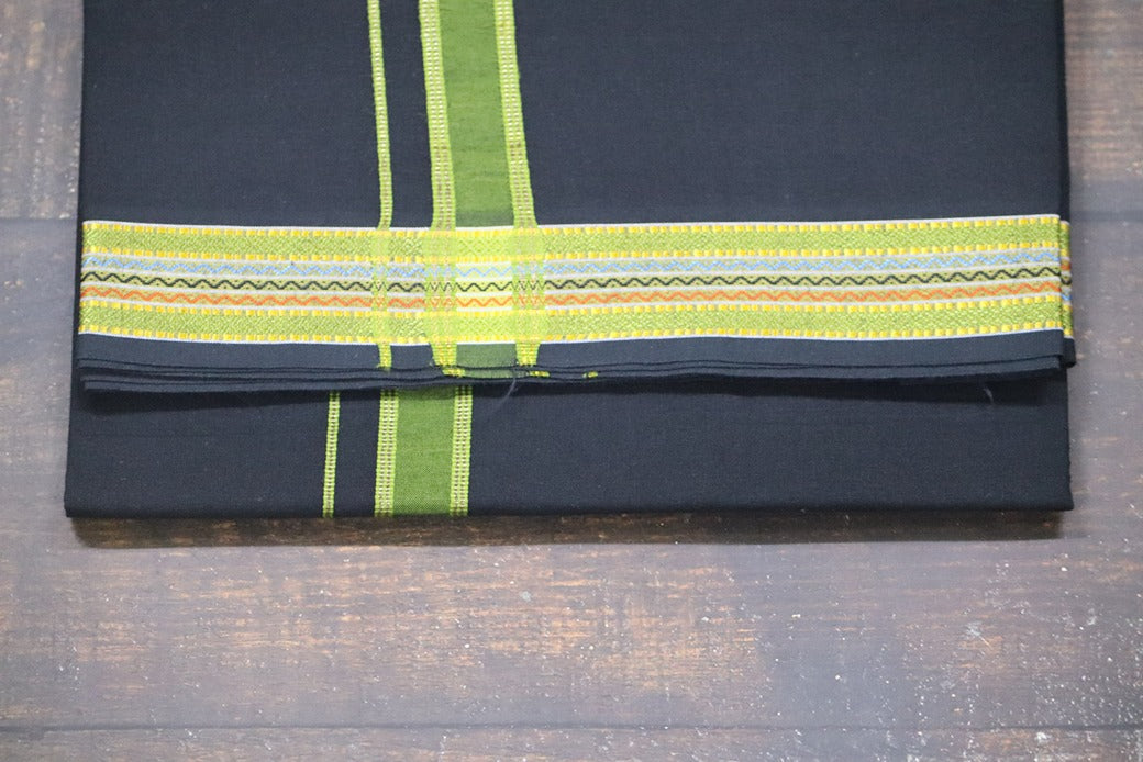 Pet Design Black Dhoti - 2mtr