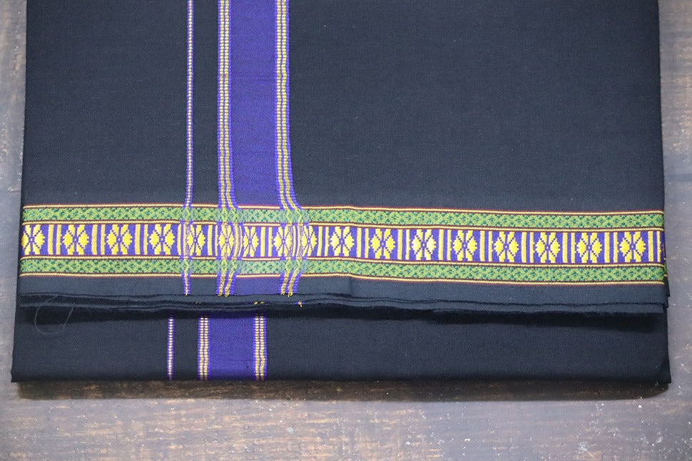 Pet Design Black Dhoti - 2mtr