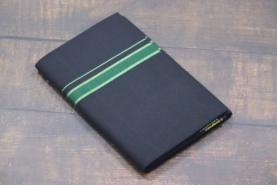 Pet Design Black Dhoti - 2mtr