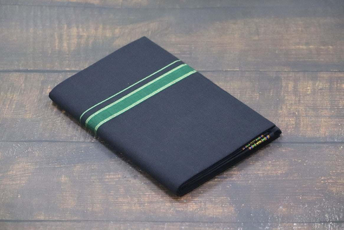 Pet Design Black Dhoti - 2mtr