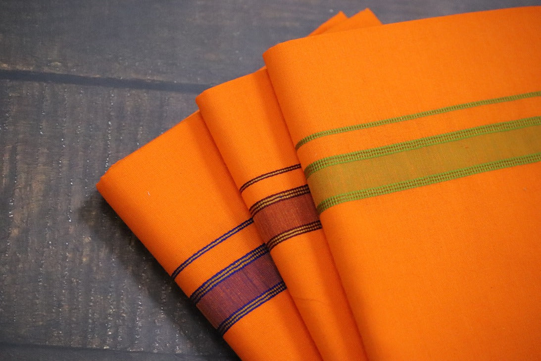 Pet Design Orange Dhoti - 2mtr