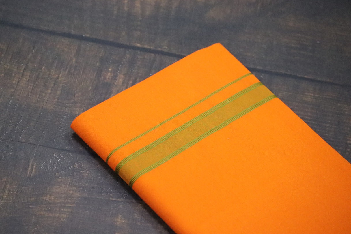Pet Design Orange Dhoti - 2mtr