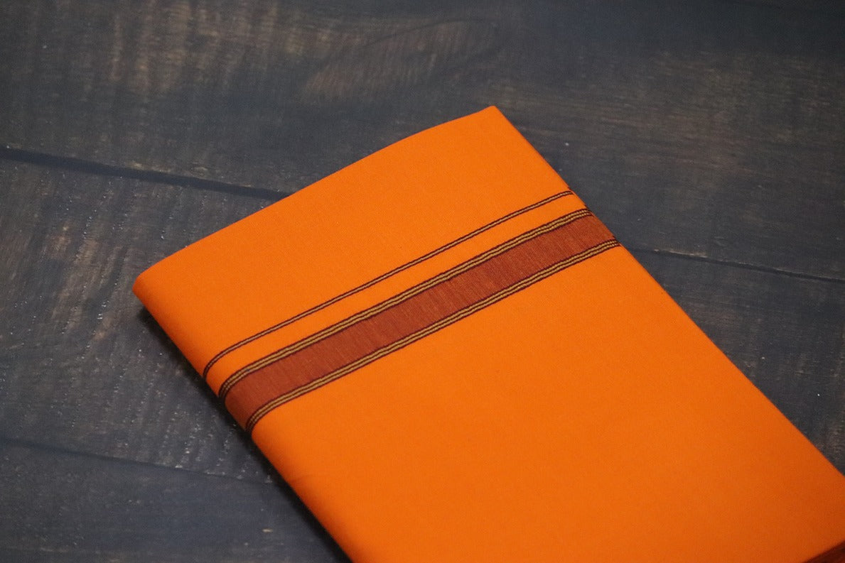 Pet Design Orange Dhoti - 2mtr