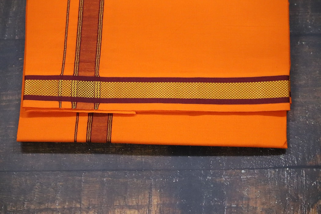 Pet Design Orange Dhoti - 2mtr