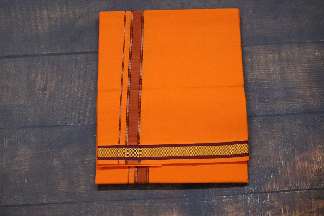 Pet Design Orange Dhoti - 2mtr