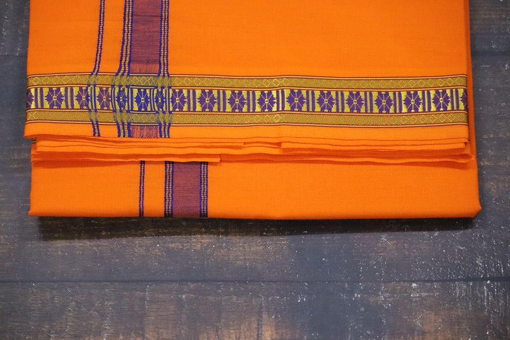 Pet Design Orange Dhoti - 2mtr