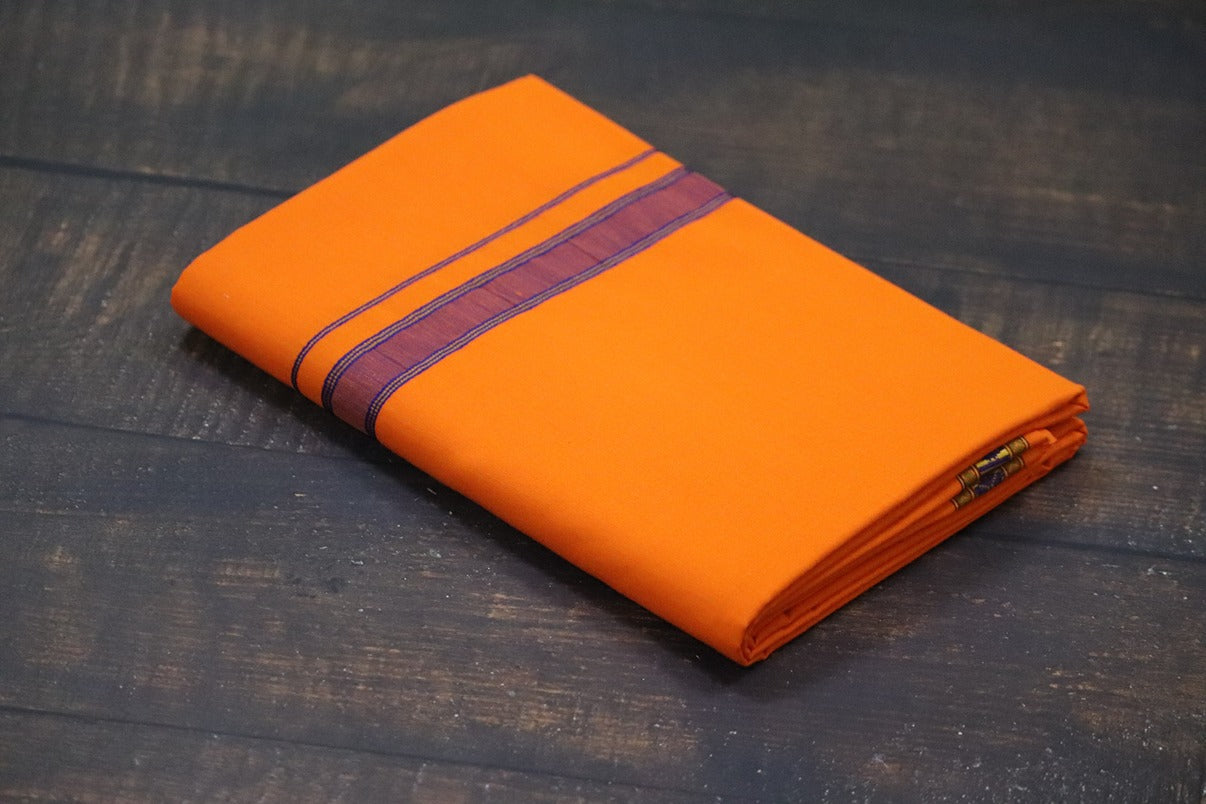 Pet Design Orange Dhoti - 2mtr