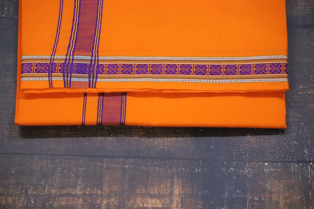 Pet Design Orange Dhoti - 2mtr