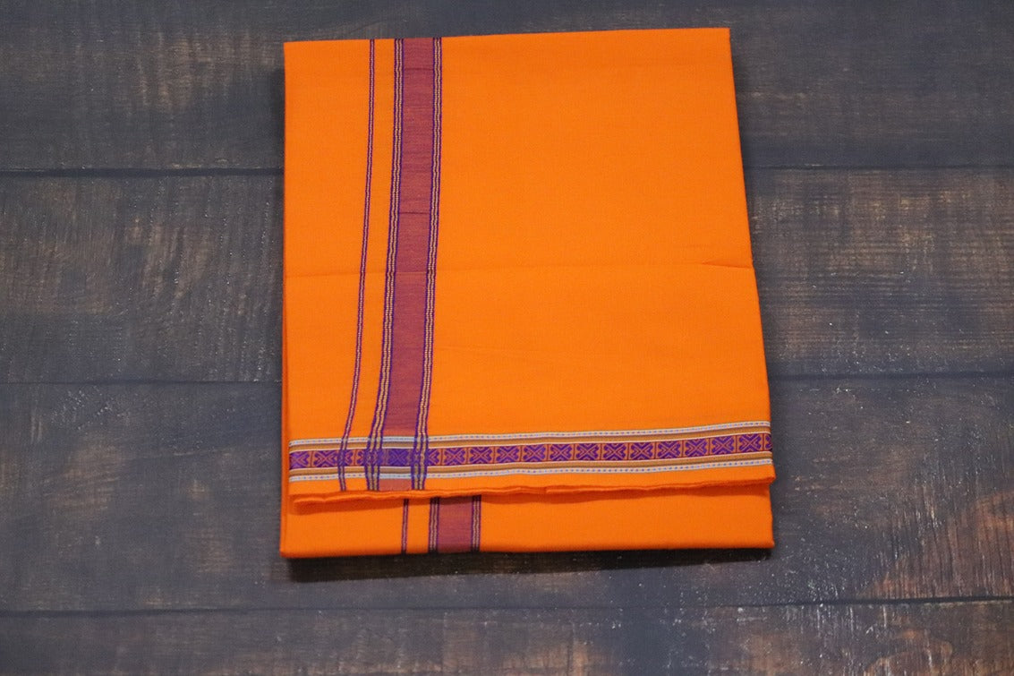 Pet Design Orange Dhoti - 2mtr