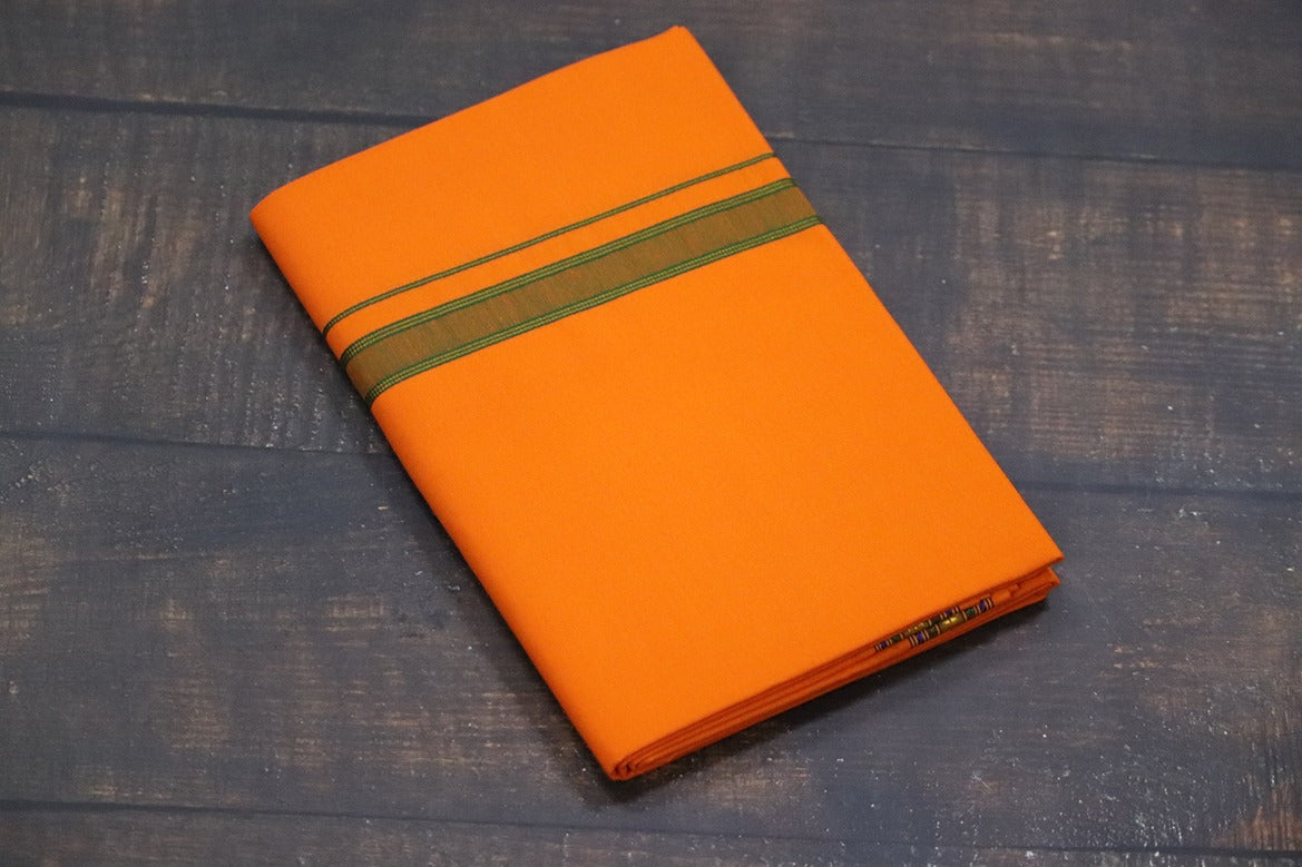 Pet Design Orange Dhoti - 2mtr