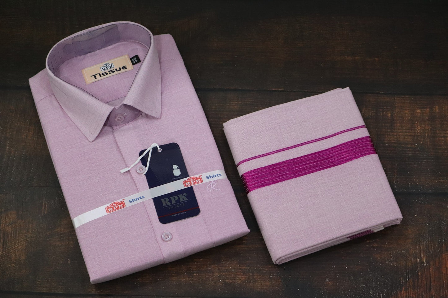 Tissue Deluxe Dark Pink Matching Set