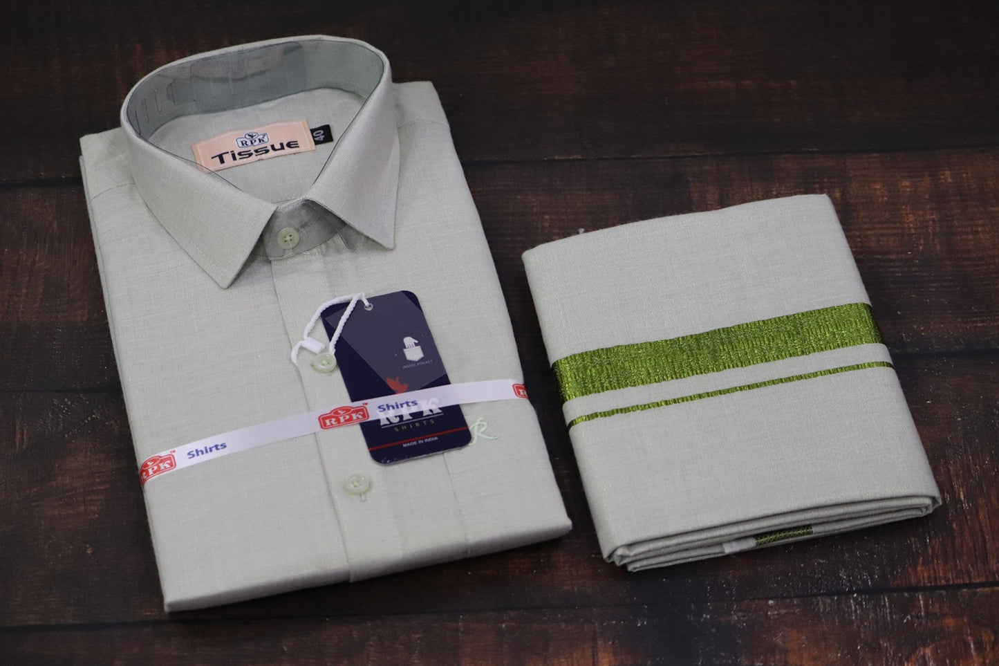 Tissue Deluxe Forest Green Matching Set