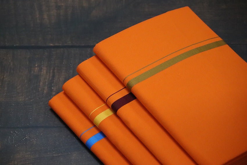 GURU BB (Orange) Dhoti - 2mtr