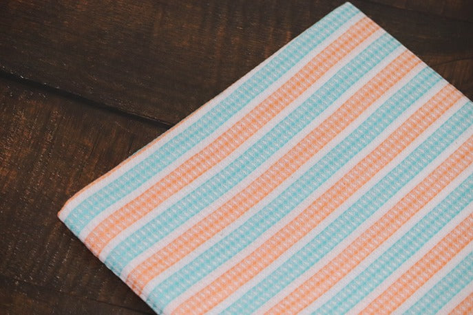 Kushpoo White Stripe Towel (Size 30x60)