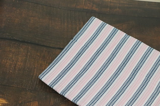 Kushpoo White Stripe Towel (Size 30x60)