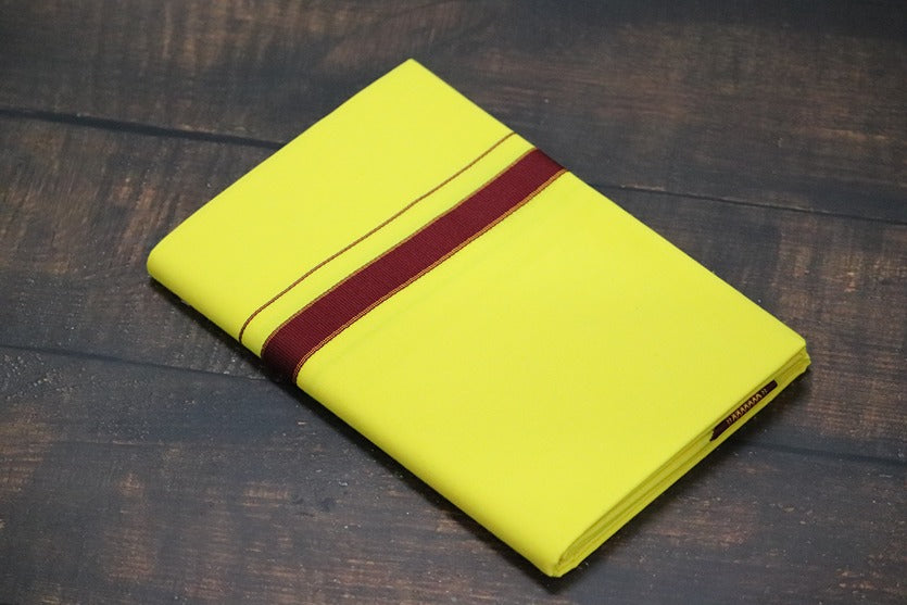 Thalapathy L.Yellow Dhoti - 2mtr