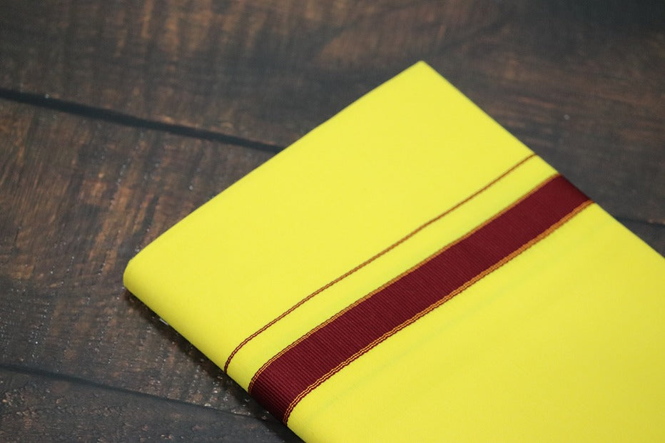 Thalapathy L.Yellow Dhoti - 2mtr