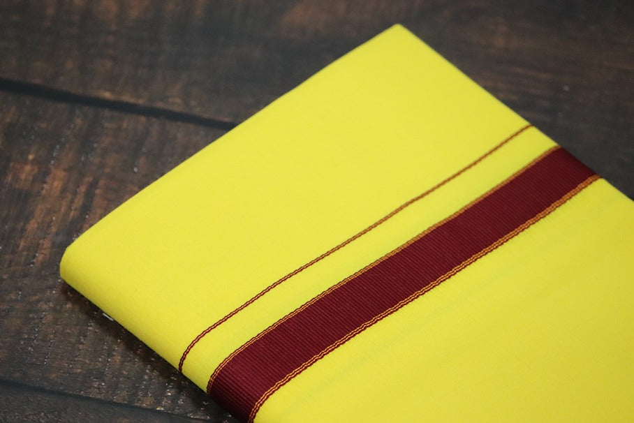 Thalapathy L.Yellow Dhoti - 2mtr