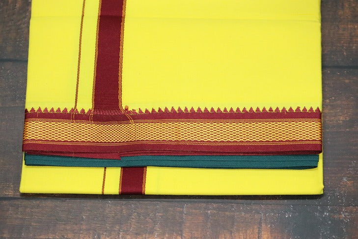 Thalapathy L.Yellow Dhoti - 2mtr