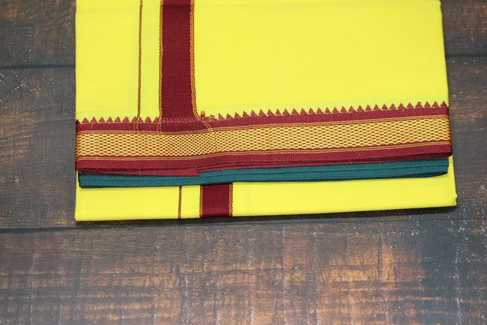Thalapathy L.Yellow Dhoti - 2mtr