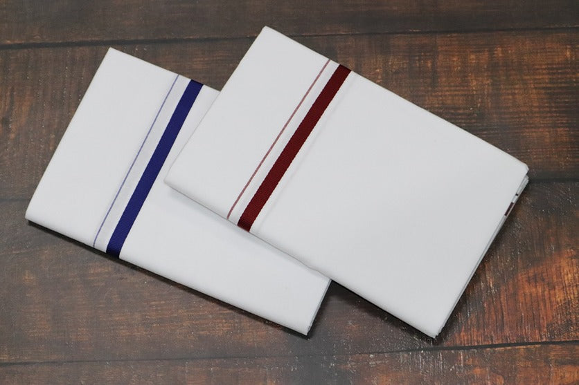 ROYAL BB DHOTI (2 Combo Dhotis) - 2MTR (MAROON+D.BLUE)