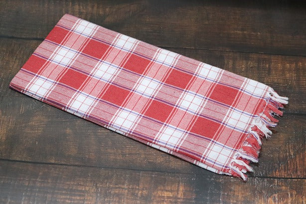Deluxe Matty Check Towel - 5 Piece Combo(Size 27x54)
