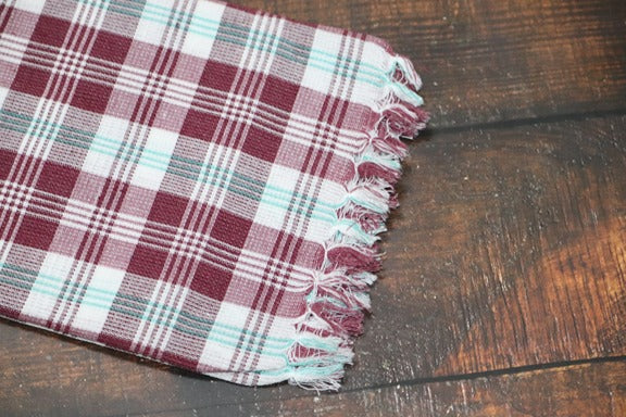 Deluxe Matty Check Towel - 5 Piece Combo(Size 27x54)