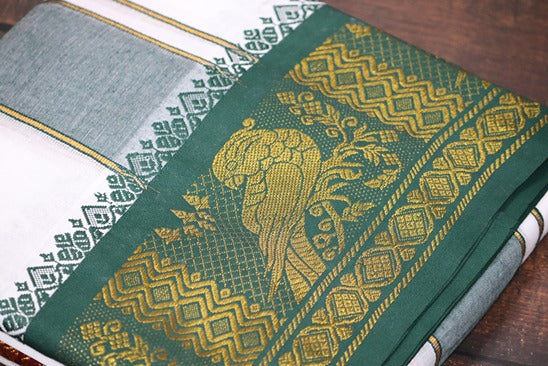 Koorvai Jarkard Panchakacham Dhoti - 9x5 (6.30mtr)