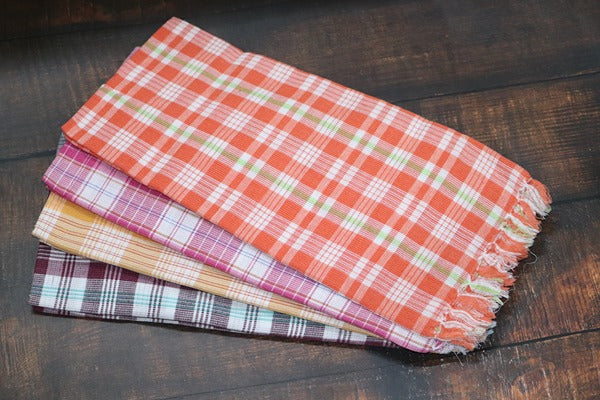 Deluxe Matty Check Towel - 5 Piece Combo(Size 27x54)