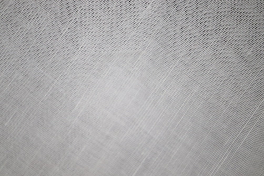 Smart White Linen Cotton Fabrics - 1.60mtr