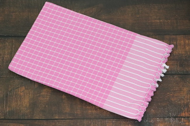 Bigboss Colour Checked Towel (Size 30x60)