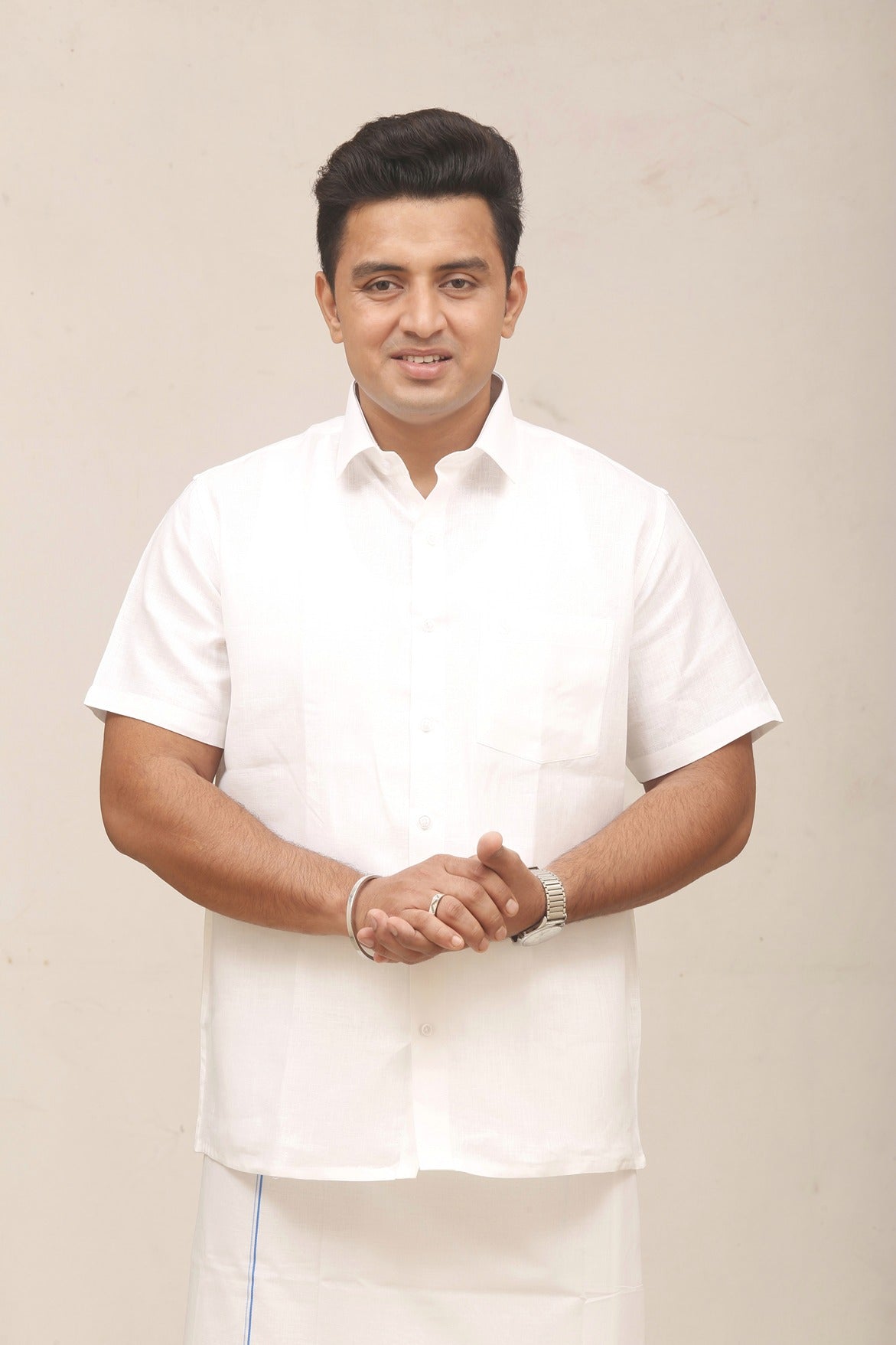 Special Linen Cotton Shirt - Half