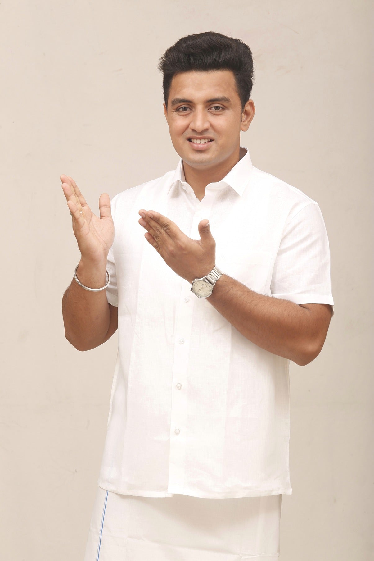 Special Linen Cotton Shirt - Half