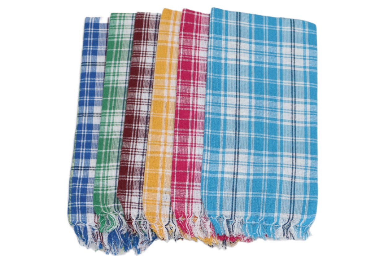 Deluxe Matty Check Towel - 5 Piece Combo(Size 27x54)