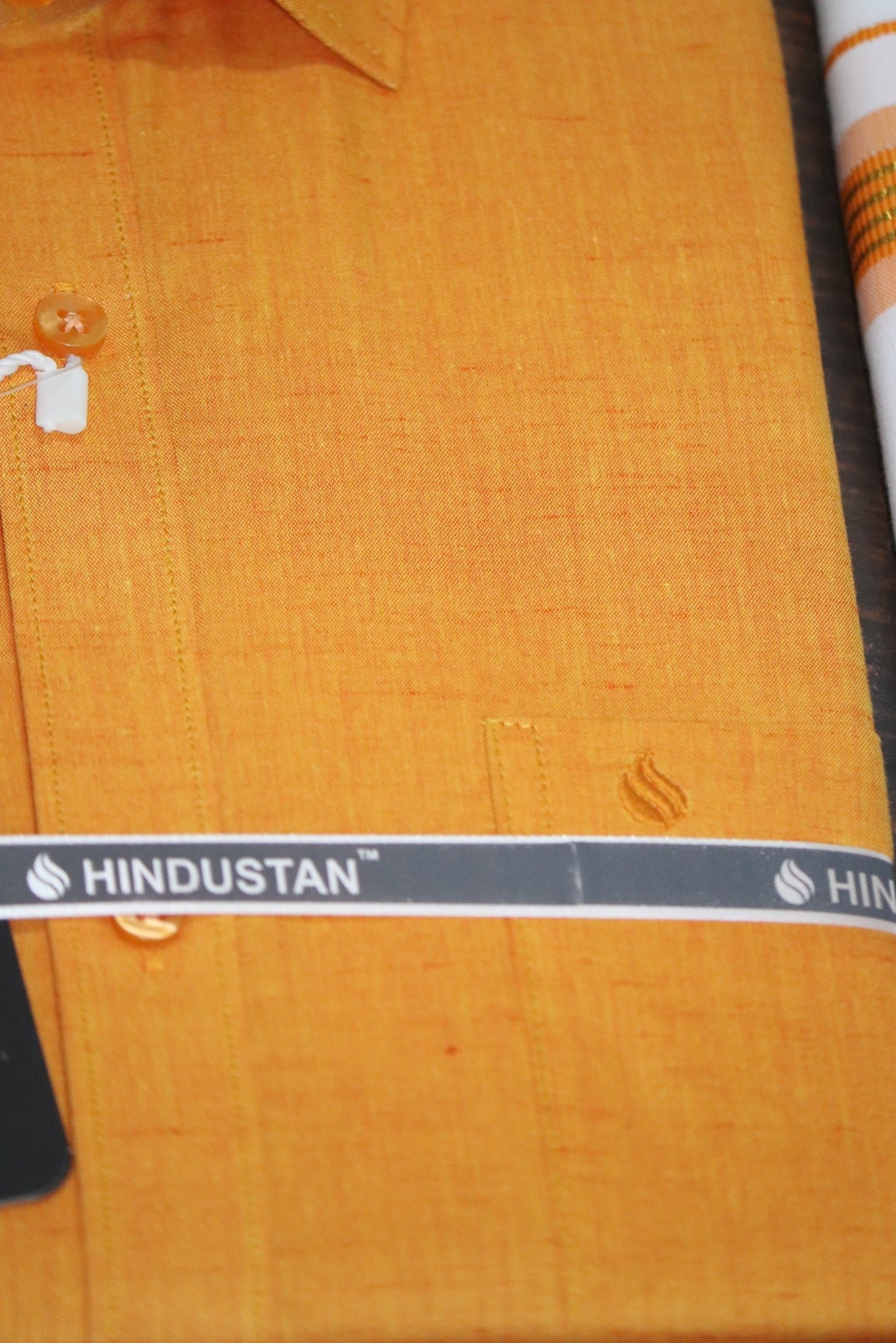 Matching Shirt & Dhoti Combo Set ( SUNSHINE ORANGE - C5)