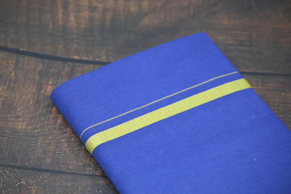 Supreme Blue Dhoti - 2mtr