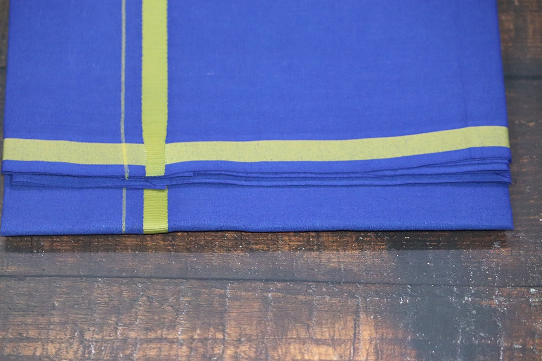Supreme Blue Dhoti - 2mtr